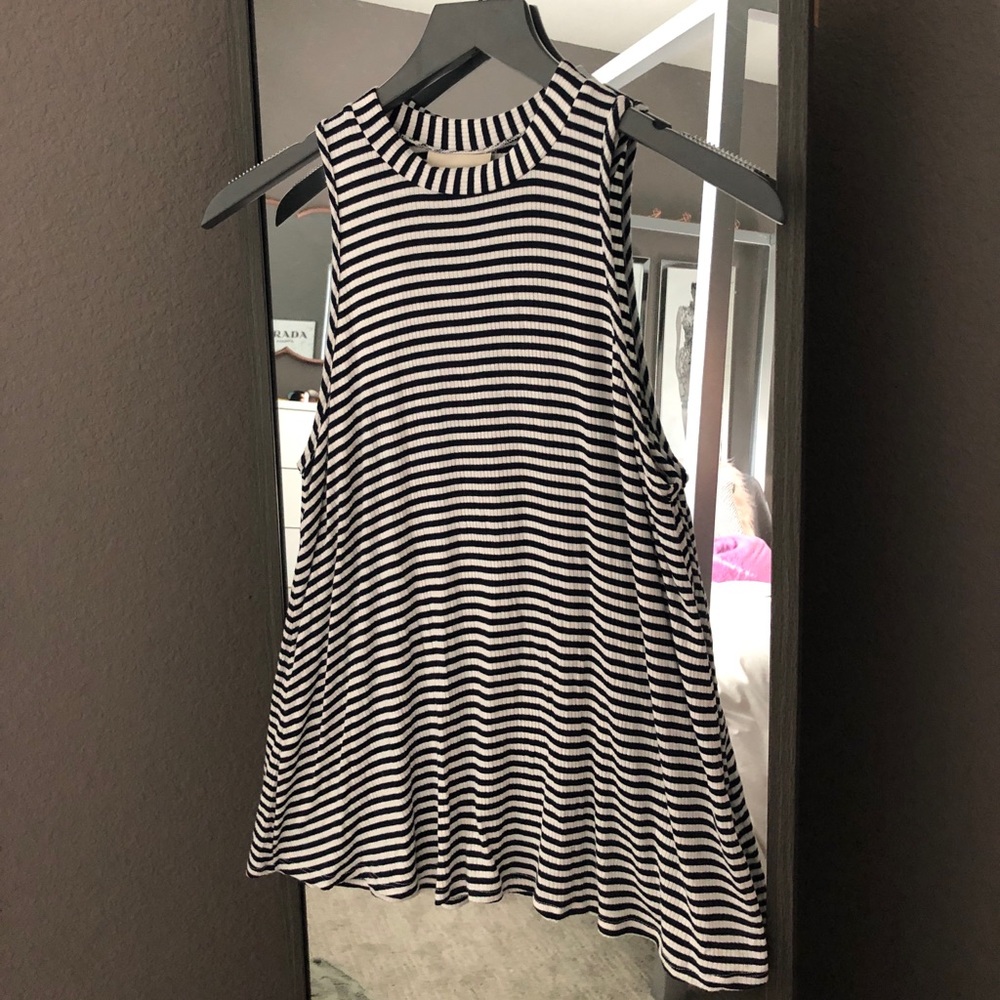 high neck tank top